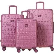 Valise Hello Kitty Set de 3 valises Rigides KUKIRIN PINK