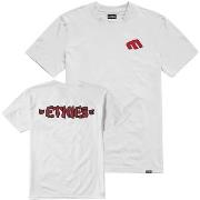 T-shirt Etnies REBEL E SS TEE WHITE RED