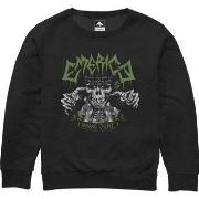 Sweat-shirt Emerica X SHAKE JUNT SKULL LS CREWNECK BLACK