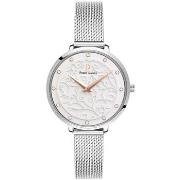 Montre Pierre Lannier EOLIA Cadran Blanc Bracelet Acier milanais Argen...