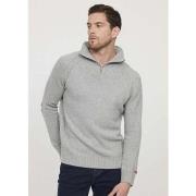 Sweat-shirt Lee Cooper Pull camionneur gris en laine