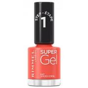 Soins visage Rimmel London Vernis à ongles SUPER GEL 047-corail épicé ...