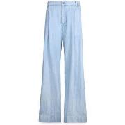 Pantalon Liu Jo Pantalon en denim à rayures craie