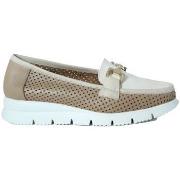 Chaussures 24 Hrs MOCASÍN DE PIEL CON ESTRIBO DE MUJER PIPPA 26429 BEI...