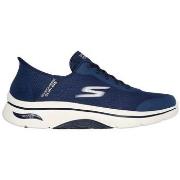 Baskets Skechers BASKETS SLIP-INS GO WALK ARCH FIT BLEU