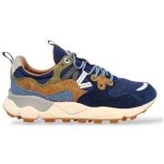 Baskets Flower Mountain Baskets Yamano 3 Canvas Homme Blue/Navy