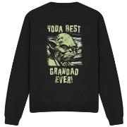 Sweat-shirt Disney Yoda Best Grandad