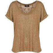 T-shirt Le Temps des Cerises Pati ice brown tsh f