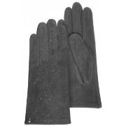 Gants Isotoner Gants femme cuir velours doublés soie Gris 68268