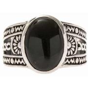 Bijoux Orusbijoux Bague Homme Ethnique Onyx Argent