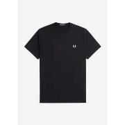 T-shirt Fred Perry Tee-shirt graphique Rear powder laurel - noir