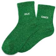 Chaussettes Sud Trading Paire de chaussettes dépareillées vert Jolie G...