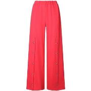 Pantalon Liu Jo Pantalon rouge en molleton avec boutons