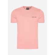 T-shirt Lyle &amp; Scott T-shirt brodé - rouge cendré noir de jais