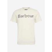 T-shirt Barbour kilnwick t-shirt - blanc antique