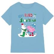 T-shirt enfant Dessins Animés Snow Dinosaurs