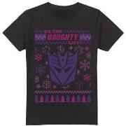 T-shirt Transformers Decepticons Naughty List