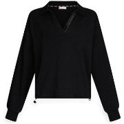 Sweat-shirt Liu Jo Sweat noir avec strass