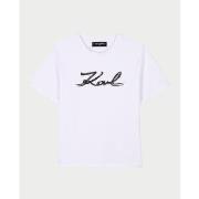 T-shirt enfant Karl Lagerfeld T-shirt à strass pour fille