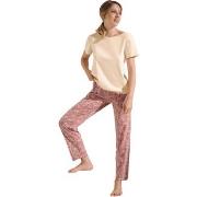 Pyjamas / Chemises de nuit Lisca Pyjama pantalon t-shirt manches court...