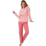 Pyjamas / Chemises de nuit Lisca Pyjama pantalon large top manches lon...