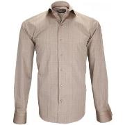 Chemise Emporio Balzani chemise fil a fil settimo beige