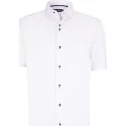 Chemise Emporio Balzani chemisette lin classique coupe droite olina bl...