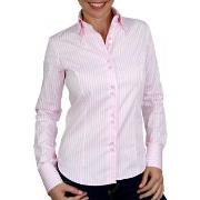 Chemise Andrew Mc Allister chemise a rayures borsalino rose