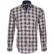 Chemise Emporio Balzani chemise a coudieres donizzo marron