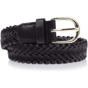 Ceinture Isotoner Ceinture Femme tressée Noire