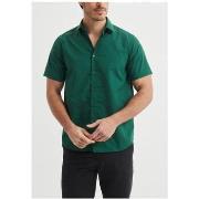 Chemise Kebello Chemise Manches Courtes Vert H