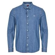 Chemise Tommy Jeans RGLR FIT SHIRT MID BLUE