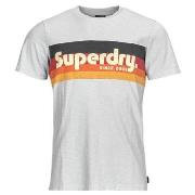 T-shirt Superdry CALI STRIPED LOGO T SHIRT