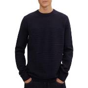 Pull Tom Tailor Pull en maille Navy Melange