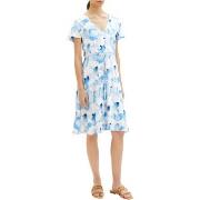 Robe Tom Tailor Robe IMPRIME FLEURI Blue