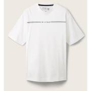 T-shirt Tom Tailor - Tee-shirt - blanc