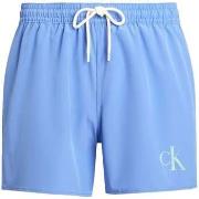 Maillots de bain Calvin Klein Jeans CK Monogram Swim Shorts Glacier