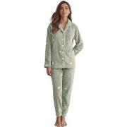 Pyjamas / Chemises de nuit Selmark Pyjama pantalon chemise manches lon...