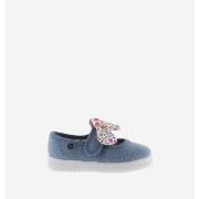 Ballerines enfant Victoria BALLERINE OJALÁ TOILE JEANS SCRATCH N?UD LI...