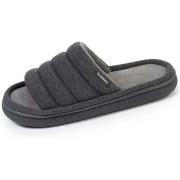 Chaussons Isotoner Chaussons sandales Homme Xtra BLOUP Gris chiné