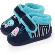 Chaussons enfant Isotoner Chaussons bottillons velcro Enfant Marine To...