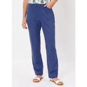 Pantalon La Fiancee Du Mekong Pantalon cigarette coton uni NIEVES