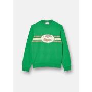 T-shirt Lacoste Sweatshirt loose fit imprimé monogramme - vert