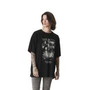 T-shirt Von Dutch T-shirt femme loose à col rond avec print devant Con...