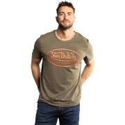 T-shirt Von Dutch T-shirt col rond en coton homme Logo