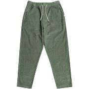 Chinots Quiksilver - Pantalon en velours côtelé - vert