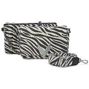 Sac Bandouliere Ikks 111 ZEBRE TOILE COTON IMPRIME