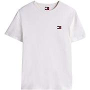 T-shirt Tommy Jeans Reg Logo Badge T-Shirt Ecru