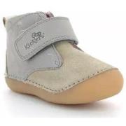 Boots enfant Kickers SABIO BEIGE OR