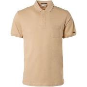 T-shirt No Excess Polo No-Excess Linen Beige